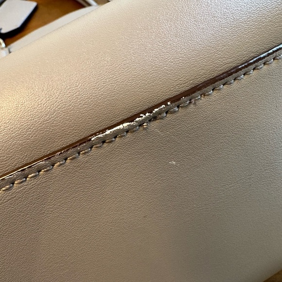 RALPH LAUREN Lauren Tote Dove Gray Leather - Picture 10 of 13